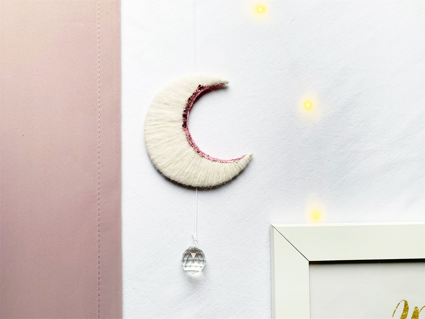 White & Pink Moon SunCatcher