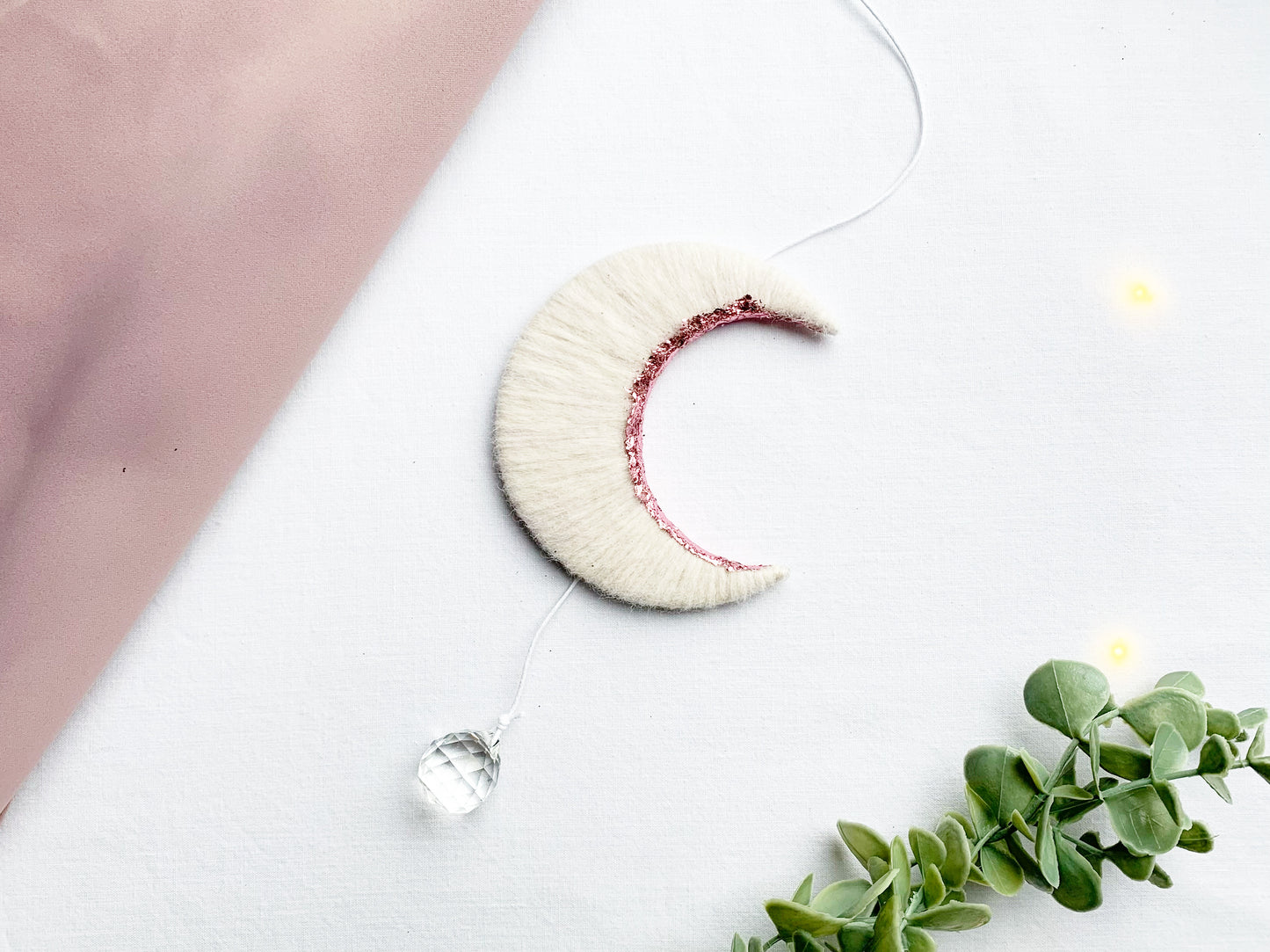 White & Pink Moon SunCatcher