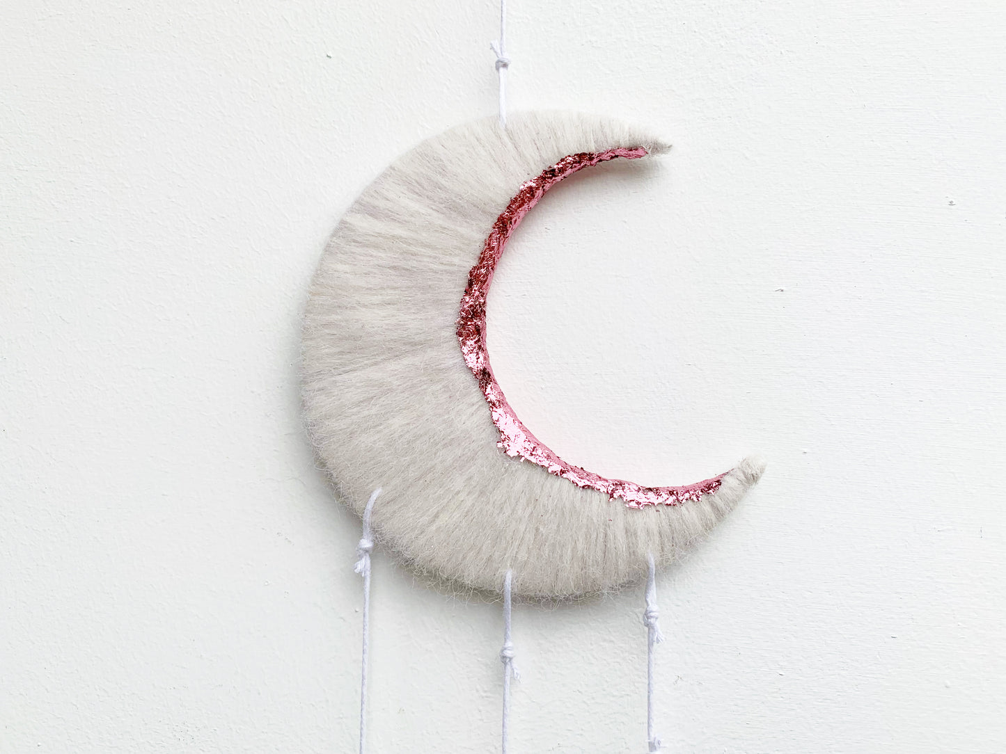 White & Pink Hanging SunCatcher