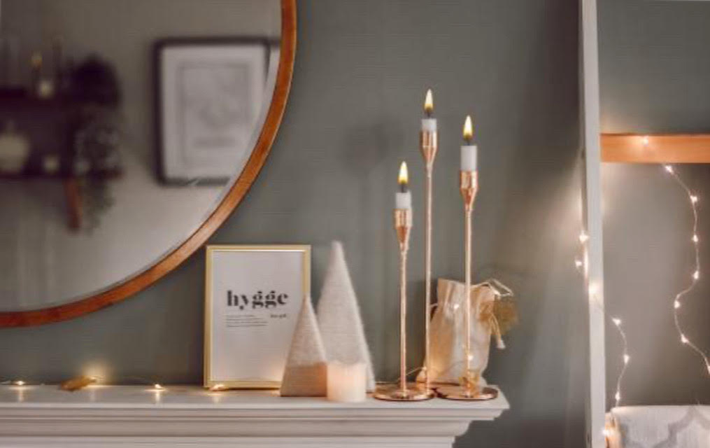 Yarn Christmas Trees, Mantel Trees