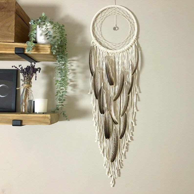 Boho Feather Dream Catcher