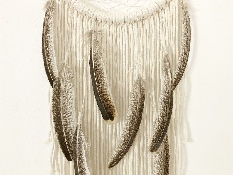 Boho Feather Dream Catcher