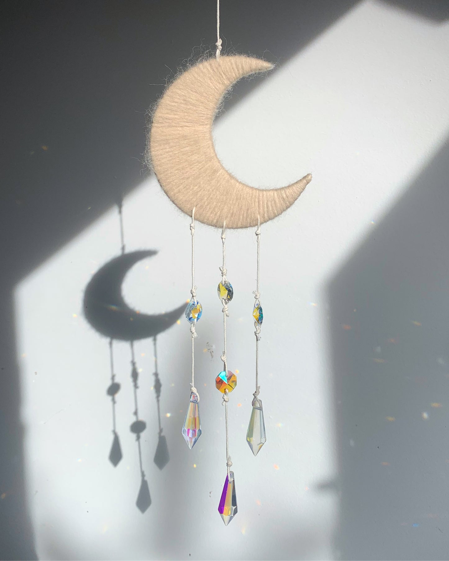 Handmade Crescent Moon SunCatcher UK