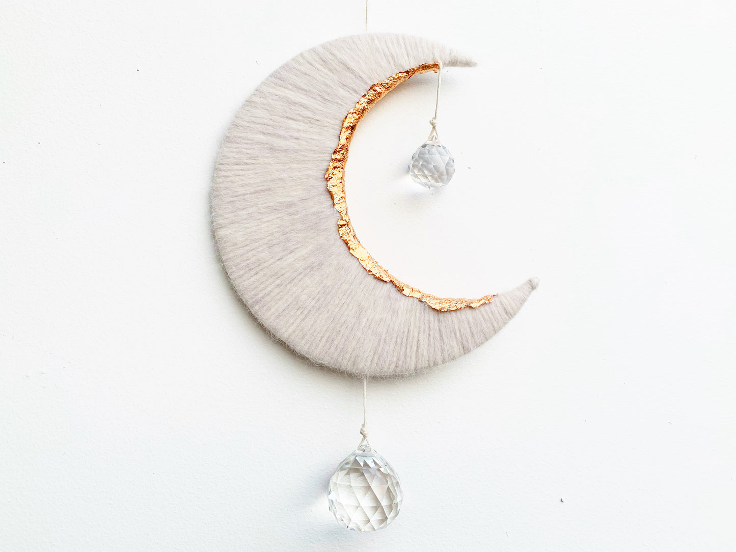 Moon SunCatcher, White and Copper