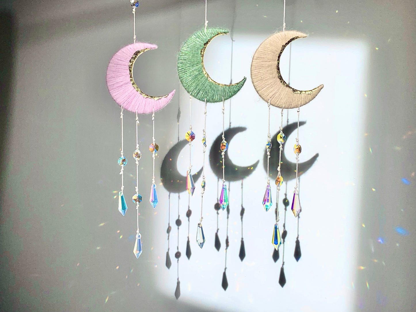 Handmade Crescent Moon SunCatcher UK