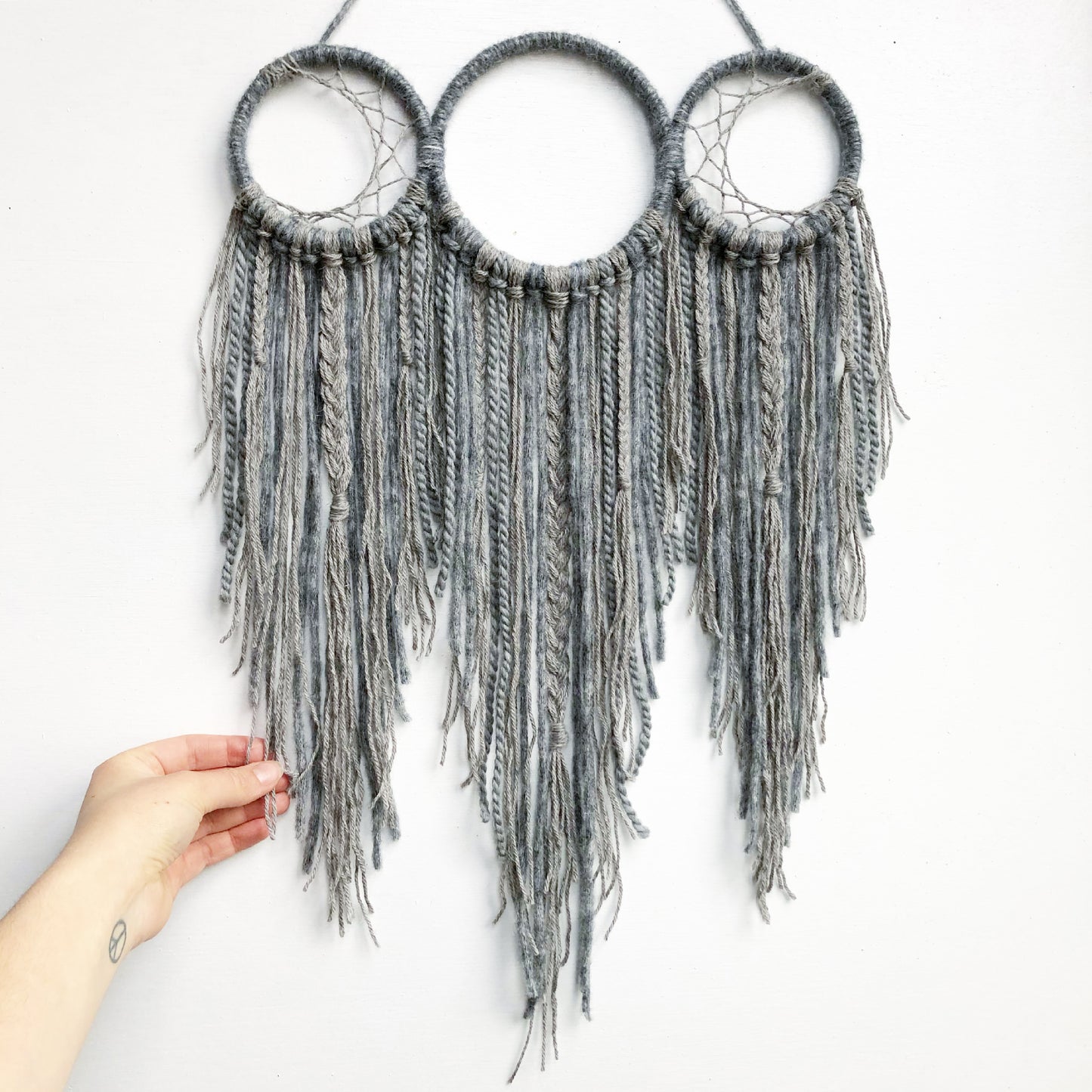 Woven Triple Moon DreamCatcher
