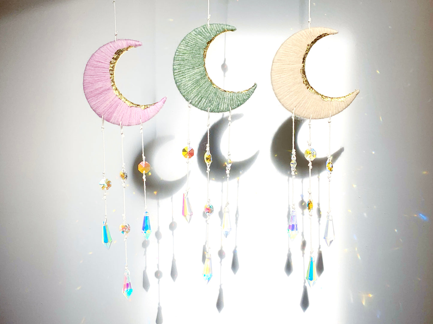 Handmade Crescent Moon SunCatcher UK