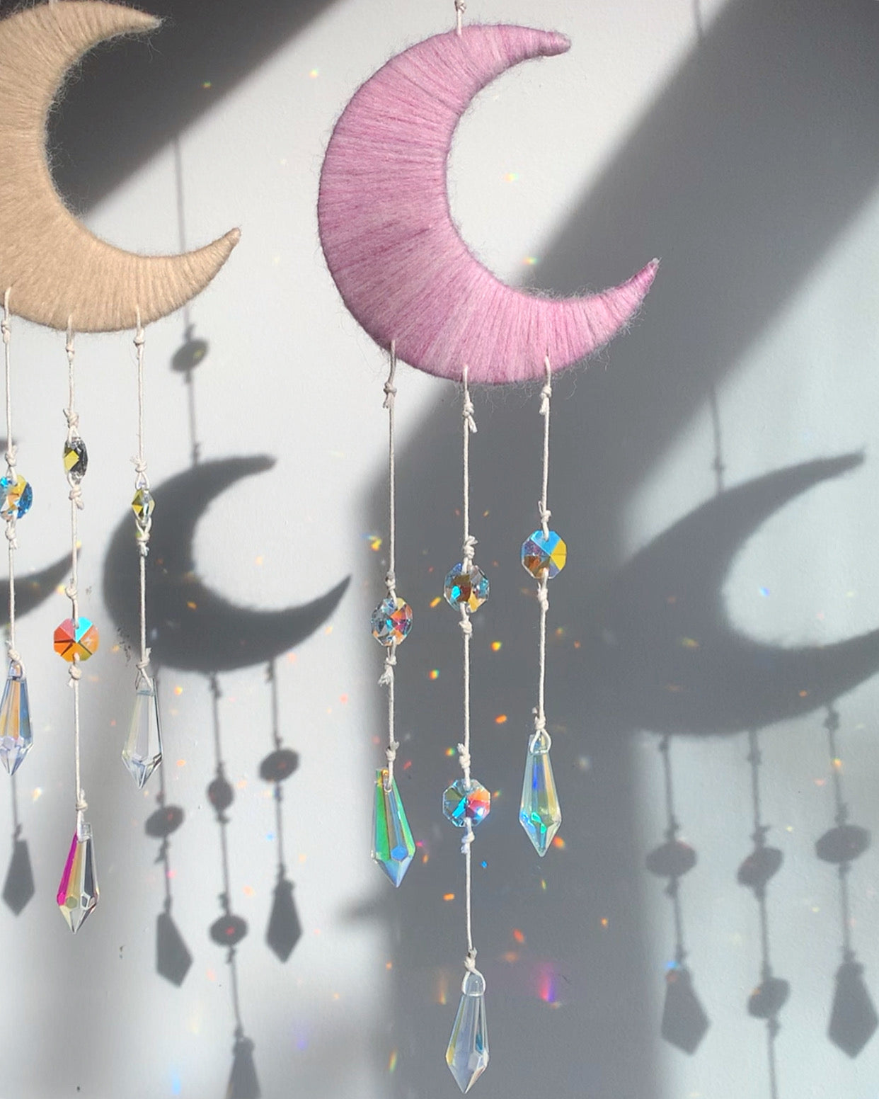 Handmade Crescent Moon SunCatcher UK