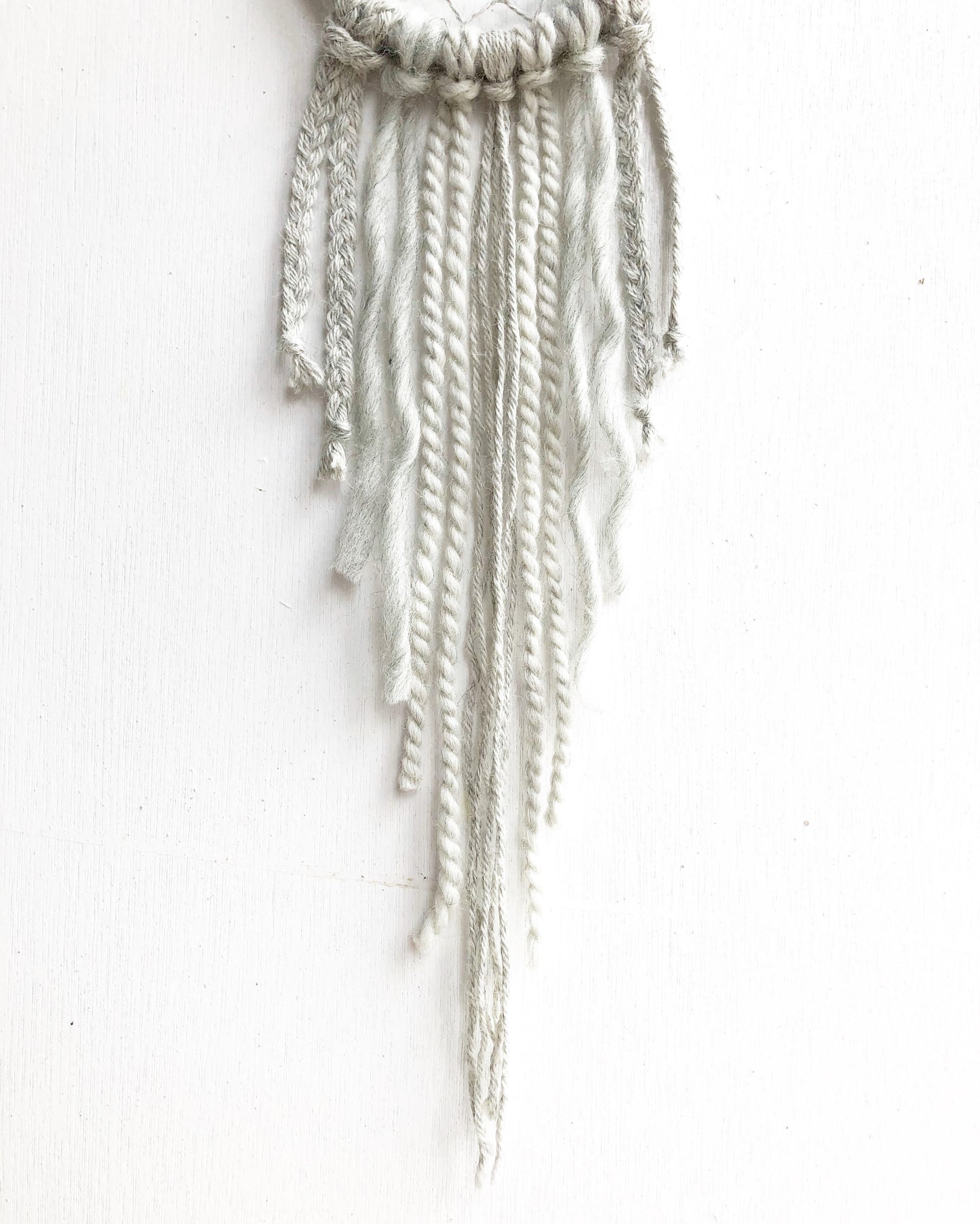 Handmade Moon Dream Catcher With Crystal