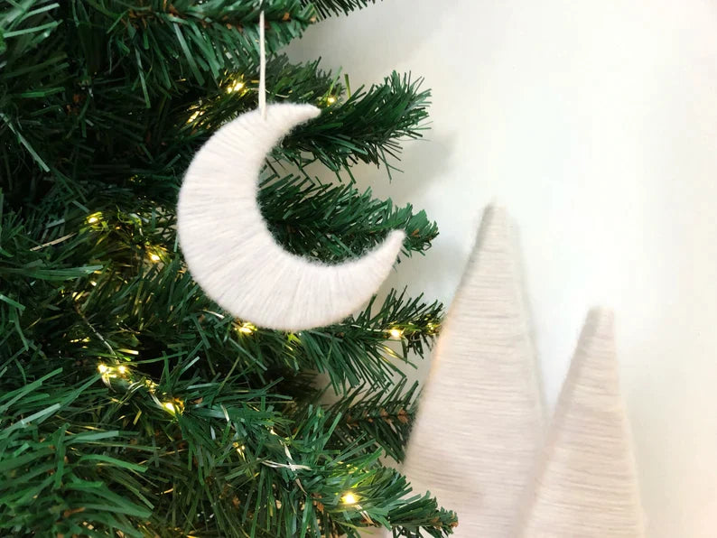 Moon Christmas Tree Decoration