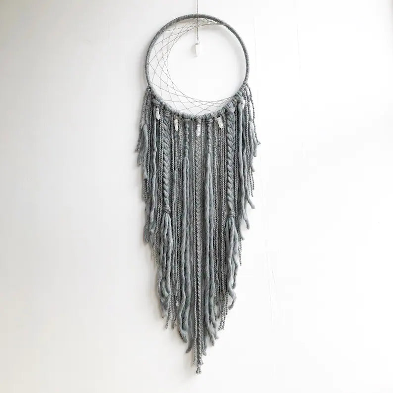 Large DreamCatcher with Crystals