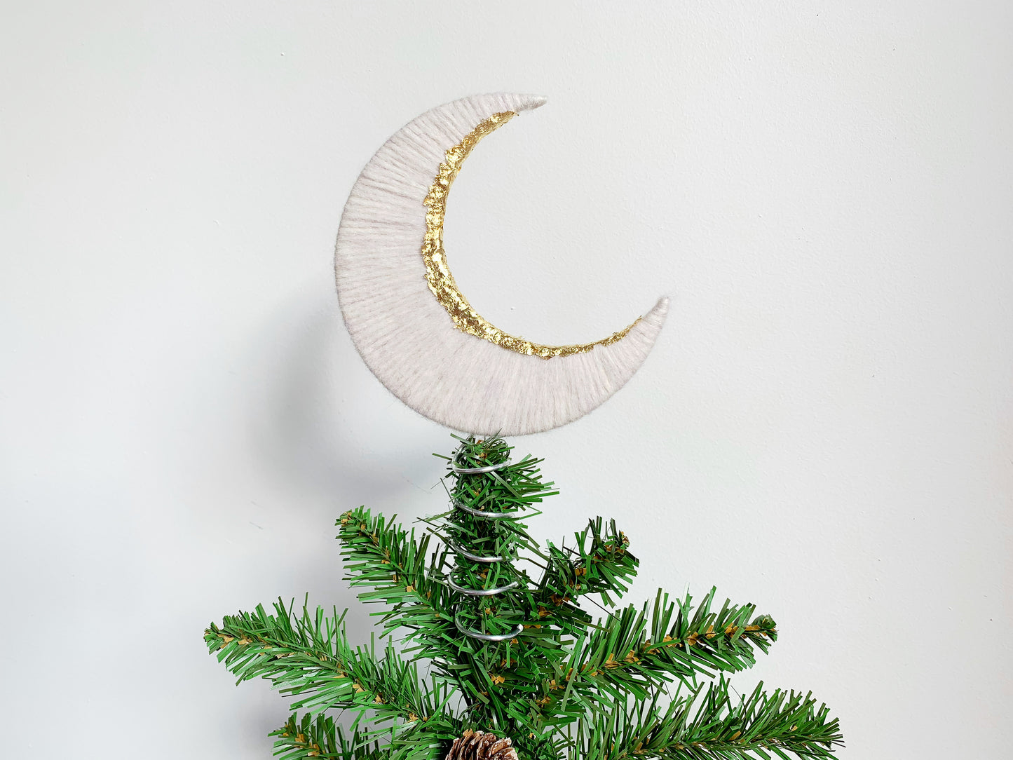 Crescent Moon Tree Topper